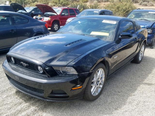 1ZVBP8CF8E5305191 - 2014 FORD MUSTANG GT BLACK photo 2