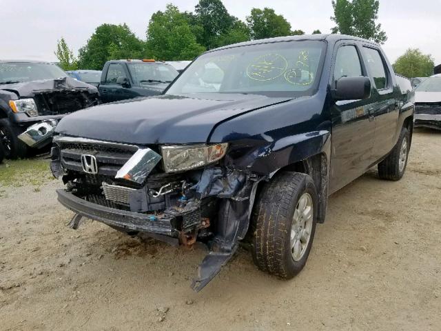 5FPYK1F22BB011699 - 2011 HONDA RIDGELINE BLUE photo 2