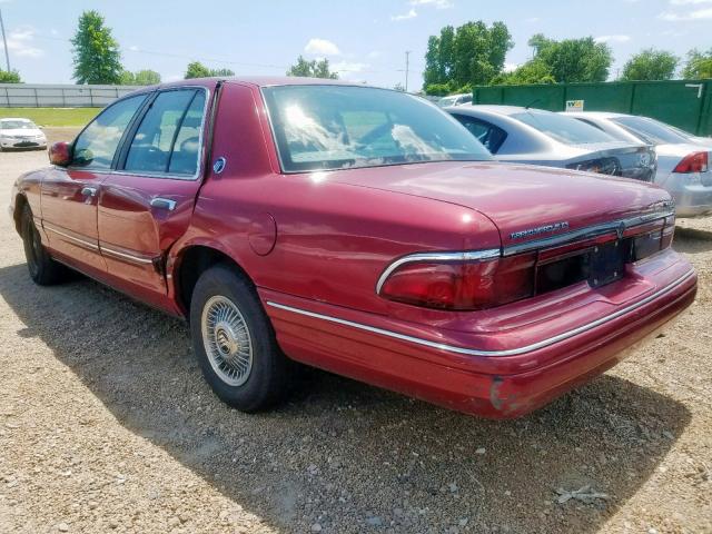 2MELM74WXSX696006 - 1995 MERCURY GRAND MARQ BURGUNDY photo 3