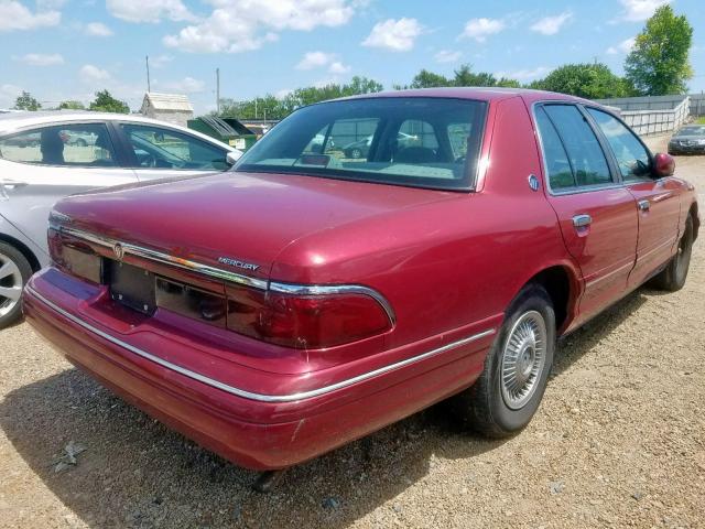 2MELM74WXSX696006 - 1995 MERCURY GRAND MARQ BURGUNDY photo 4