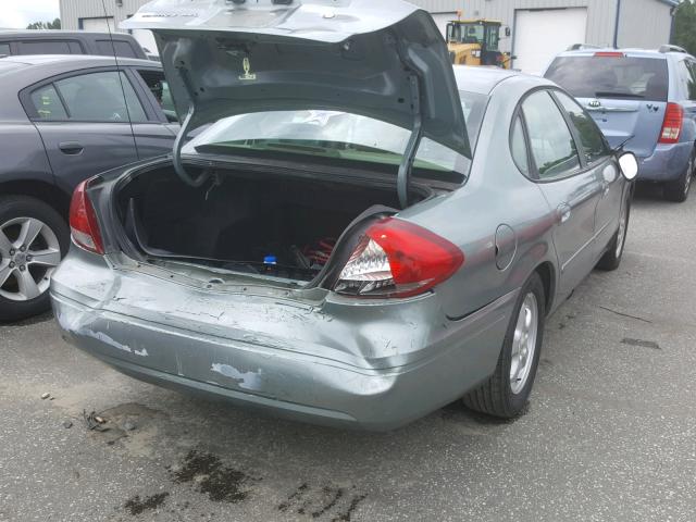 1FAFP56U96A176437 - 2006 FORD TAURUS SEL GREEN photo 4