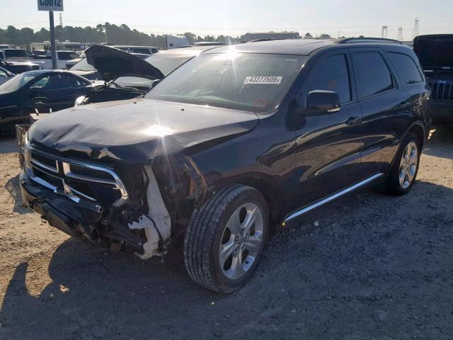 1C4RDHDG2FC167856 - 2015 DODGE DURANGO LI BLACK photo 2