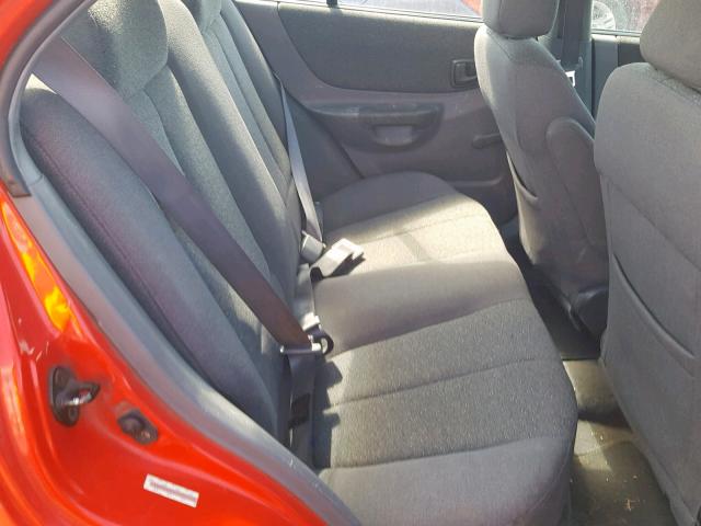 KMHCG45C82U398150 - 2002 HYUNDAI ACCENT GL RED photo 6