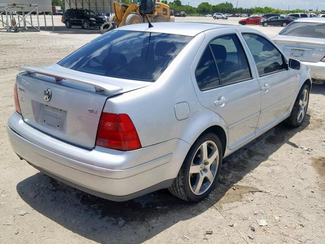 3VWVH69M43M142955 - 2003 VOLKSWAGEN JETTA GLI SILVER photo 4