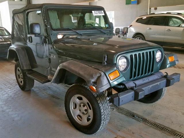 1J4FA39S04P758196 - 2004 JEEP WRANGLER X GREEN photo 9