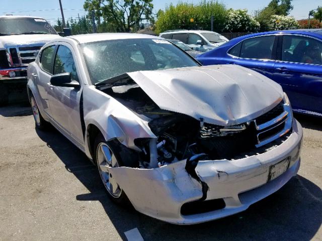 1B3BD4FB0BN553929 - 2011 DODGE AVENGER EX SILVER photo 1