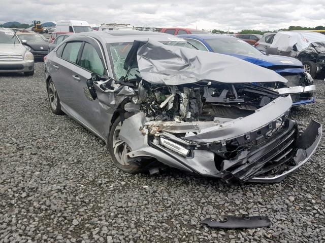 1HGCV2F53JA028577 - 2018 HONDA ACCORD EXL SILVER photo 1