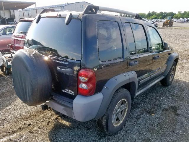 1J4GL38K35W501346 - 2005 JEEP LIBERTY RE BLACK photo 4