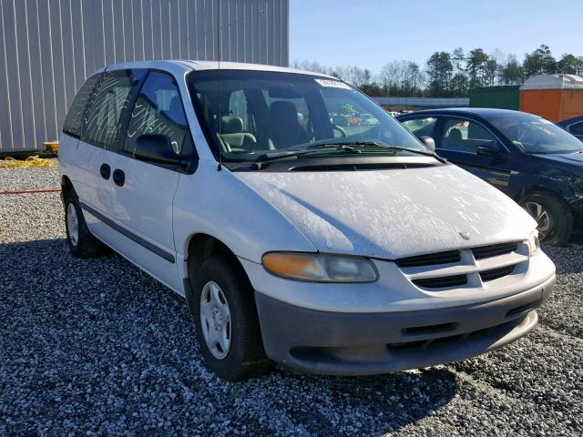 2B4GP25G9YR688316 - 2000 DODGE CARAVAN WHITE photo 1