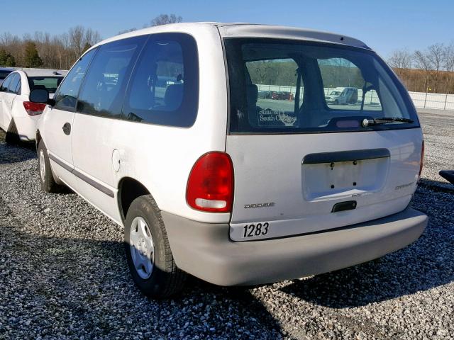 2B4GP25G9YR688316 - 2000 DODGE CARAVAN WHITE photo 3