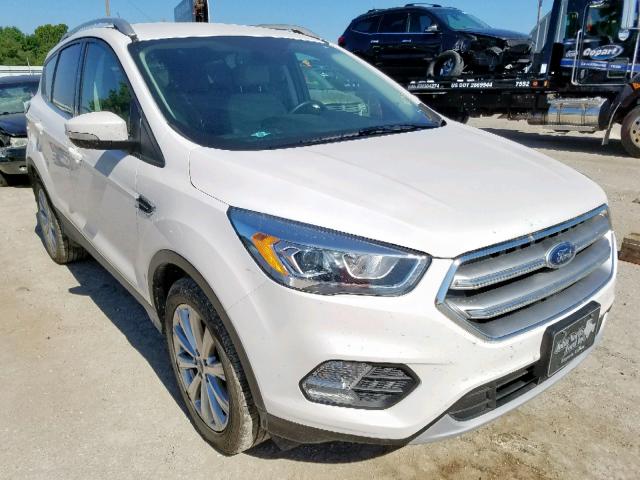 1FMCU0J9XHUC79018 - 2017 FORD ESCAPE TIT WHITE photo 1