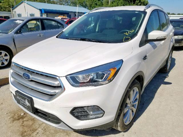 1FMCU0J9XHUC79018 - 2017 FORD ESCAPE TIT WHITE photo 2