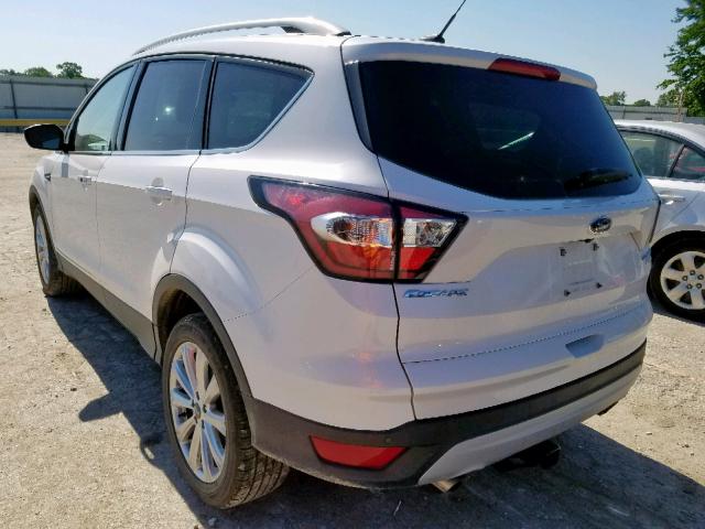 1FMCU0J9XHUC79018 - 2017 FORD ESCAPE TIT WHITE photo 3