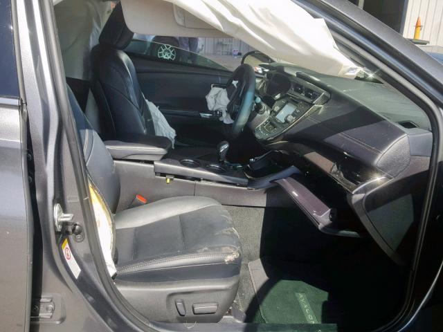 4T1BK1EB8JU281733 - 2018 TOYOTA AVALON XLE GRAY photo 5