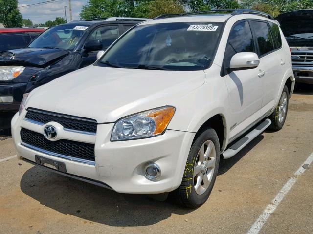 2T3ZF31V59W012834 - 2009 TOYOTA RAV4 LIMIT WHITE photo 2