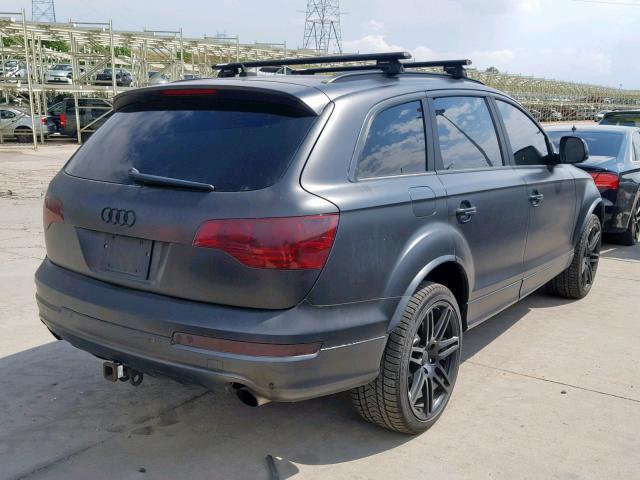 WA1EY74L48D043363 - 2008 AUDI Q7 3.6 QUA BLACK photo 4