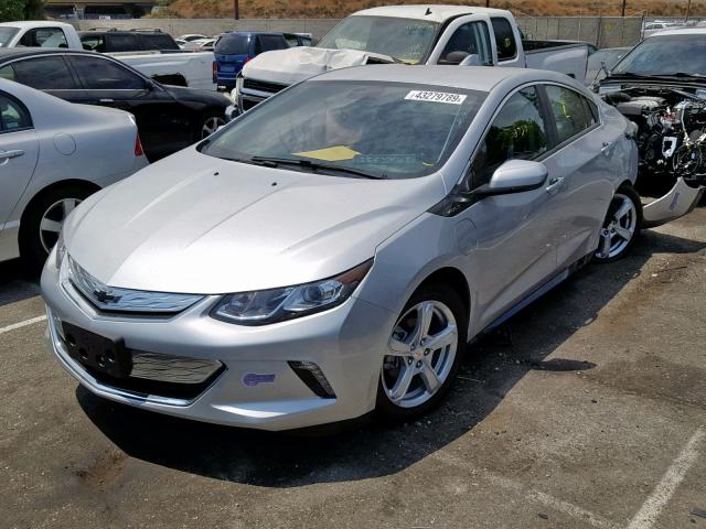 1G1RC6S59KU127375 - 2019 CHEVROLET VOLT LT SILVER photo 2