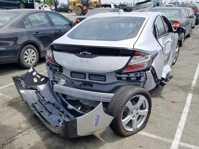 1G1RC6S59KU127375 - 2019 CHEVROLET VOLT LT SILVER photo 4