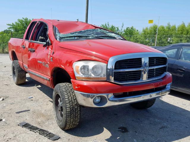 1D7KS28C86J240659 - 2006 DODGE RAM 2500 S Կարմիր լուսանկար 1
