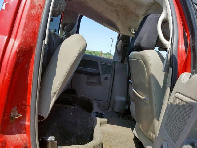 1D7KS28C86J240659 - 2006 DODGE RAM 2500 S RED photo 6