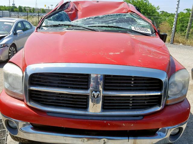 1D7KS28C86J240659 - 2006 DODGE RAM 2500 S Կարմիր լուսանկար 7