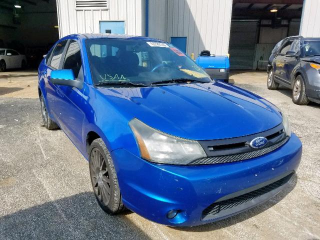 1FAHP3GN2BW184218 - 2011 FORD FOCUS SES BLUE photo 1