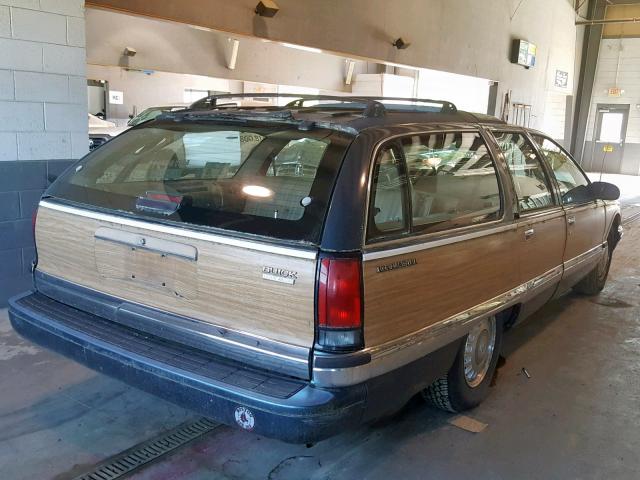 1G4BR82P7SR418296 - 1995 BUICK ROADMASTER BLUE photo 4