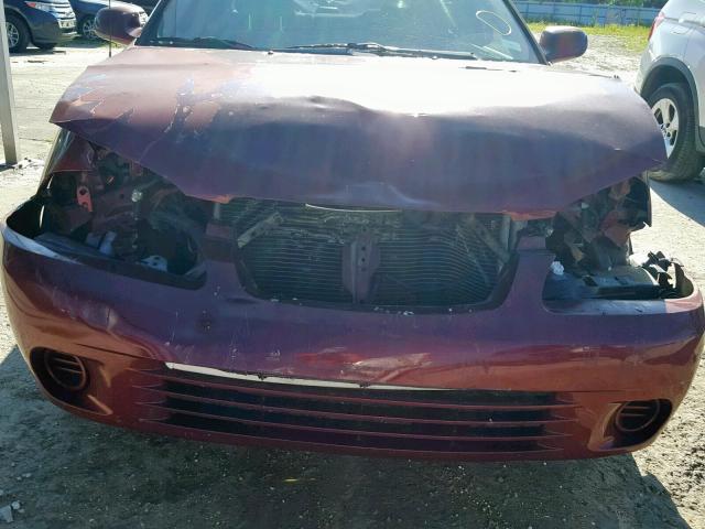 3N1CB51D42L654322 - 2002 NISSAN SENTRA XE MAROON photo 9