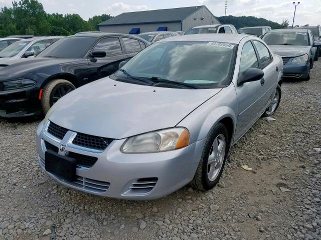 1B3EL36RX4N376882 - 2004 DODGE STRATUS SE SILVER photo 2