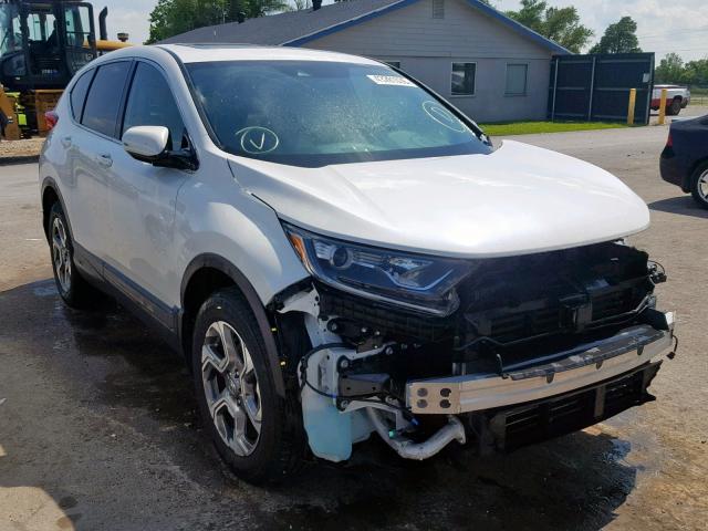 5J6RW2H86JL018671 - 2018 HONDA CR-V EXL WHITE photo 1