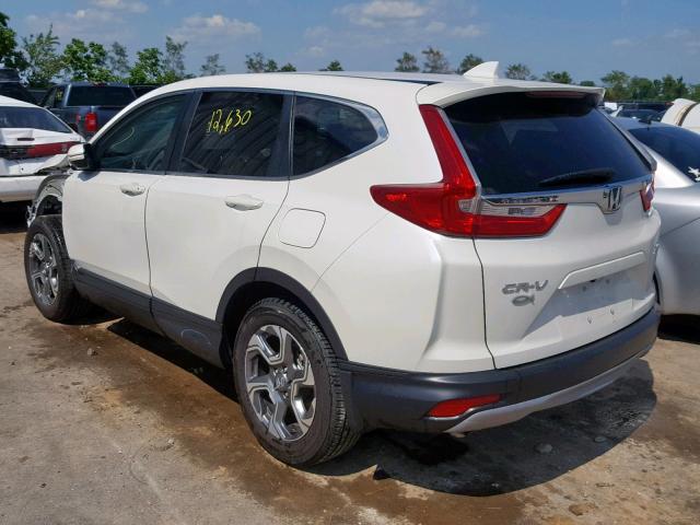 5J6RW2H86JL018671 - 2018 HONDA CR-V EXL WHITE photo 3