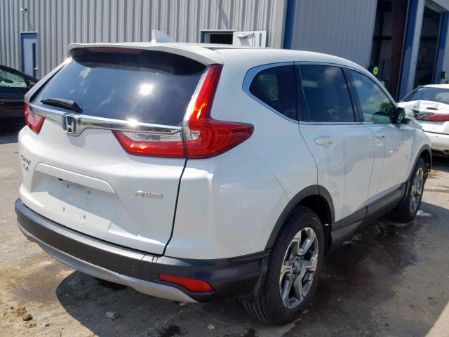 5J6RW2H86JL018671 - 2018 HONDA CR-V EXL WHITE photo 4