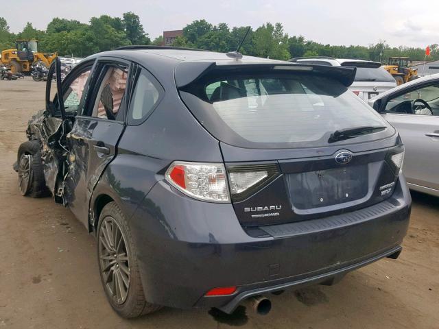 JF1GR7E69DG201134 - 2013 SUBARU IMPREZA WR GRAY photo 3