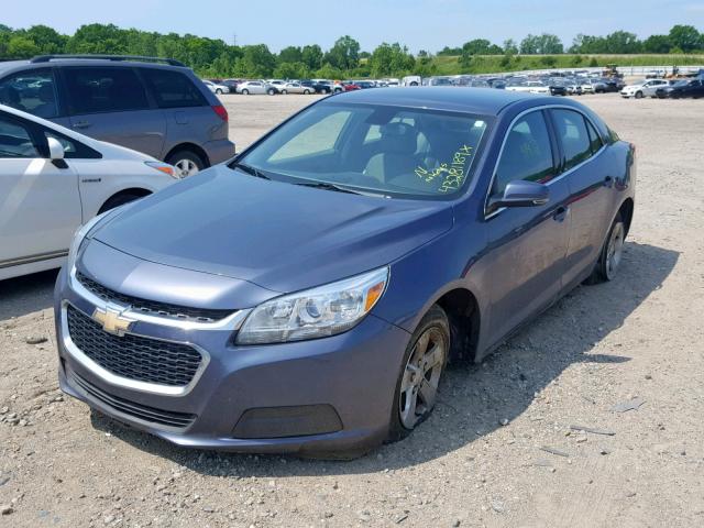 1G11C5SL5FF138101 - 2015 CHEVROLET MALIBU 1LT BLUE photo 2