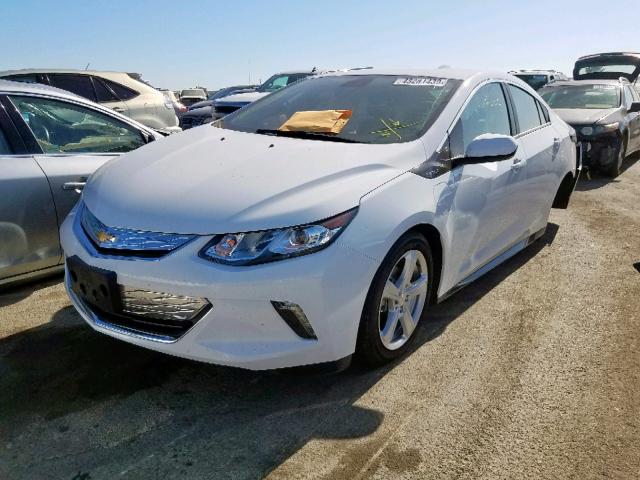 1G1RC6S51KU131114 - 2019 CHEVROLET VOLT LT WHITE photo 2