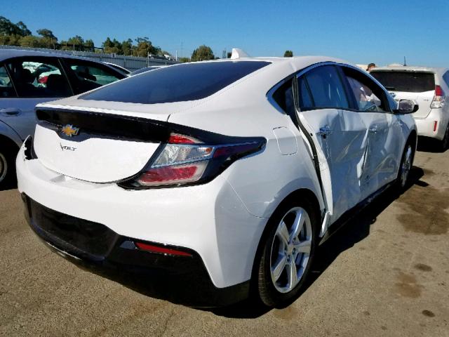 1G1RC6S51KU131114 - 2019 CHEVROLET VOLT LT WHITE photo 4