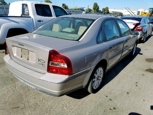 YV1TS94D211175896 - 2001 VOLVO S80 GOLD photo 4