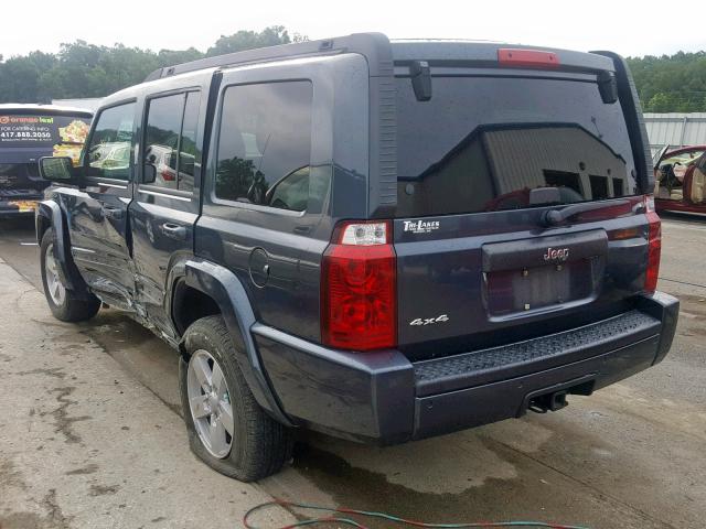 1J8HG48K18C132750 - 2008 JEEP COMMANDER ლურჯი ფოტო 3