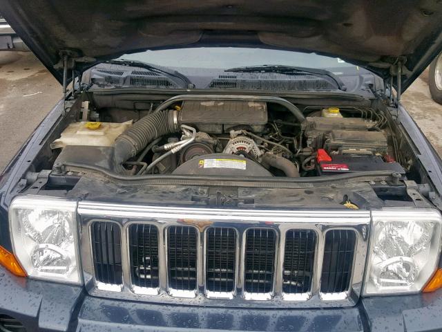 1J8HG48K18C132750 - 2008 JEEP COMMANDER ლურჯი ფოტო 7