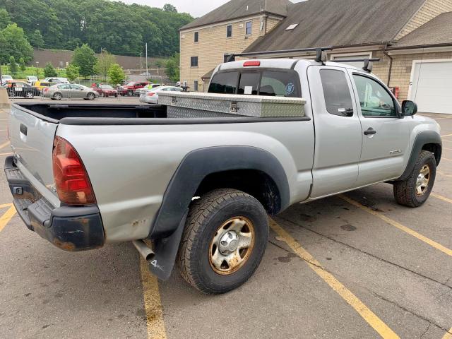 5TEUU42N07Z354603 - 2007 TOYOTA TACOMA ACC SILVER photo 4