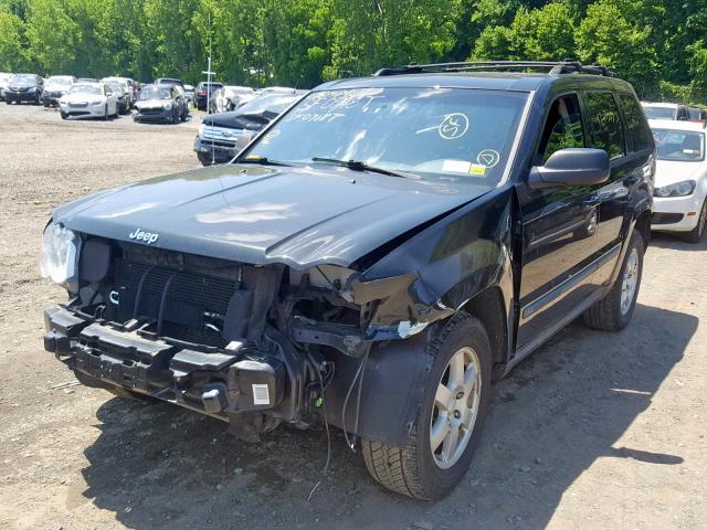 1J8GR48K09C547923 - 2009 JEEP GRAND CHER BLACK photo 2