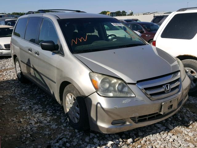 5FNRL38247B007132 - 2007 HONDA ODYSSEY LX SILVER photo 1