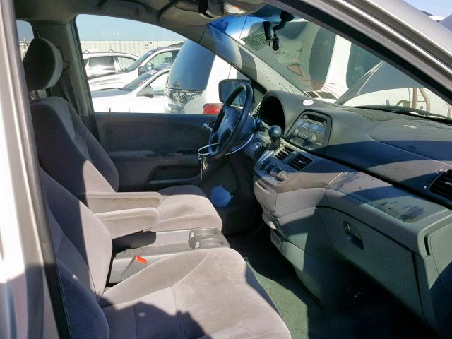 5FNRL38247B007132 - 2007 HONDA ODYSSEY LX SILVER photo 5