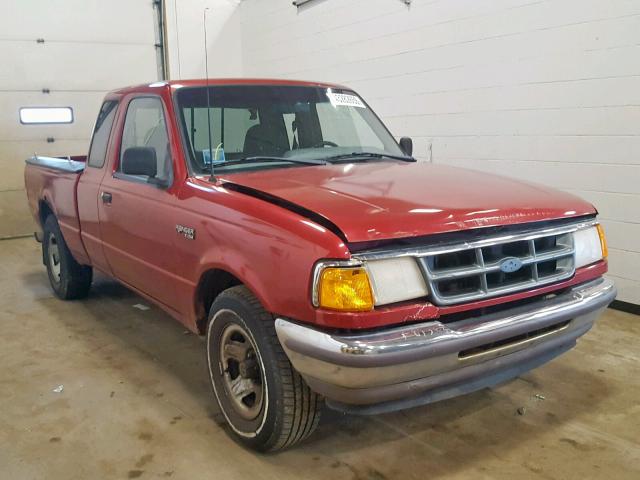 1FTCR14U0PTA61699 - 1993 FORD RANGER SUP RED photo 1