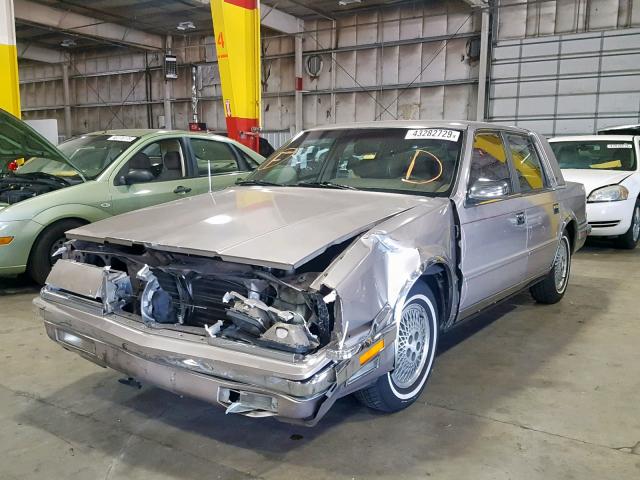 1C3BU6630JD246093 - 1988 CHRYSLER NEW YORKER GOLD photo 2