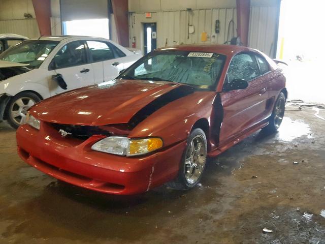 1FALP42T3RF191534 - 1994 FORD MUSTANG GT RED photo 2