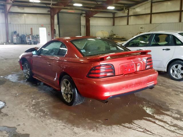 1FALP42T3RF191534 - 1994 FORD MUSTANG GT RED photo 3