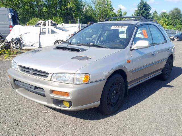 JF1GF48591G804655 - 2001 SUBARU IMPREZA OU SILVER photo 2