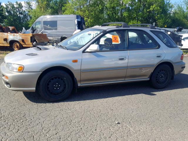 JF1GF48591G804655 - 2001 SUBARU IMPREZA OU SILVER photo 9