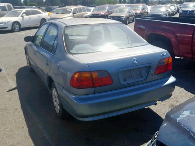 2HGEJ6614YH516067 - 2000 HONDA CIVIC BASE BLUE photo 3